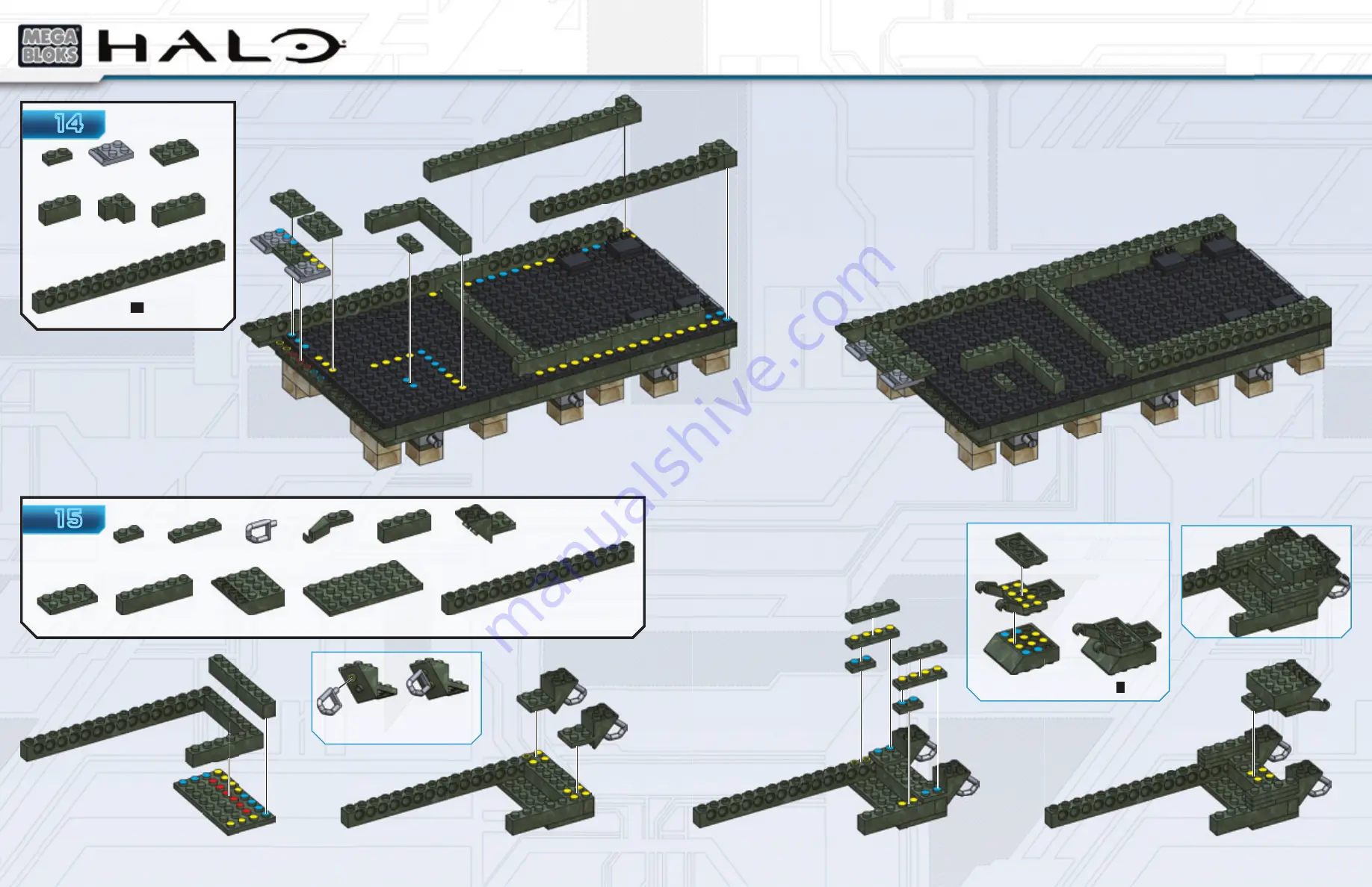 Mega Bloks Halo 97381 Instructions Manual Download Page 8