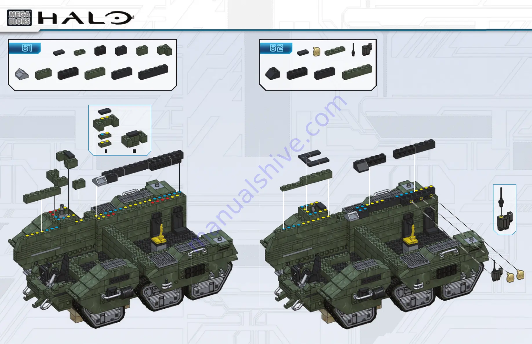 Mega Bloks Halo 97381 Instructions Manual Download Page 20