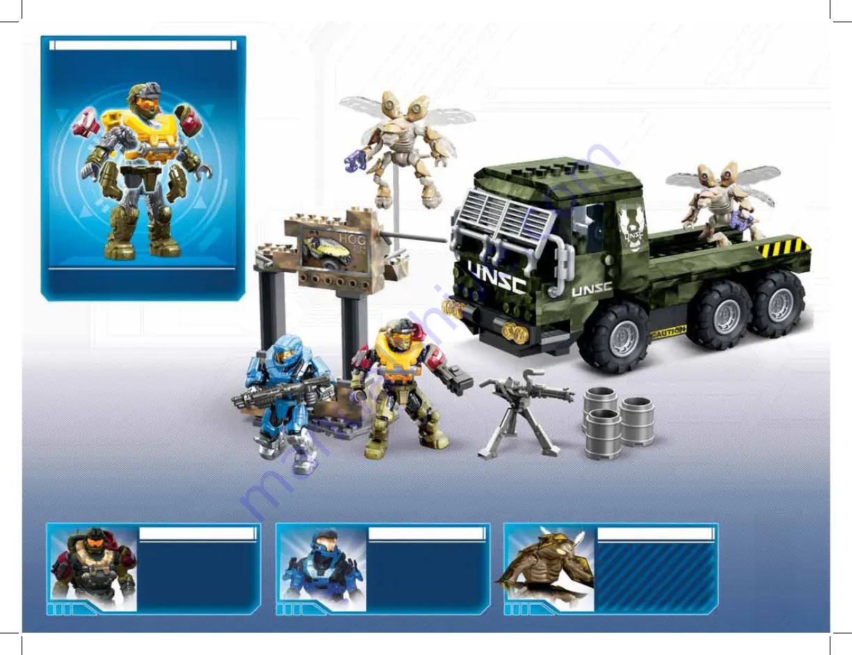 Mega Bloks HALO CND03 Скачать руководство пользователя страница 2