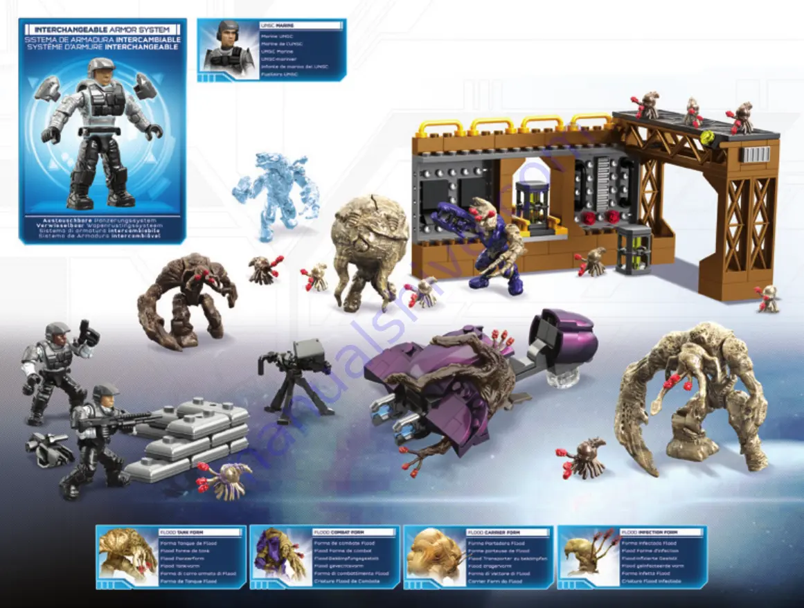 Mega Bloks Halo Flood Invasion Manual Download Page 2