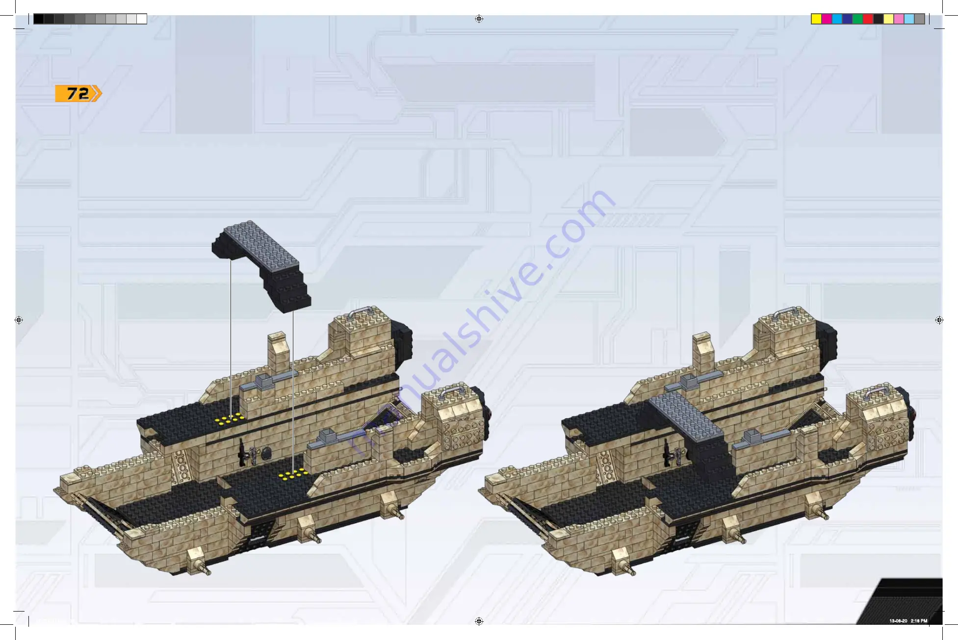 Mega Bloks Halo UNSC Mammoth Assembly Manual Download Page 35