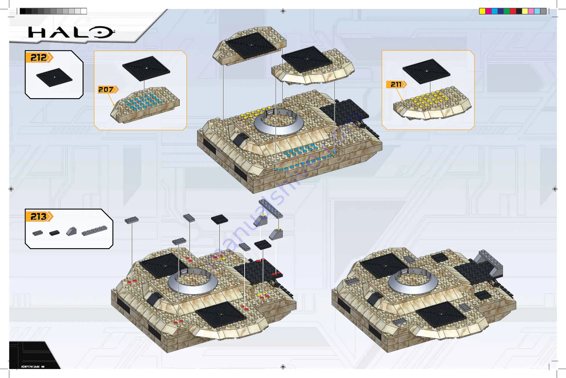 Mega Bloks Halo UNSC Mammoth Скачать руководство пользователя страница 66