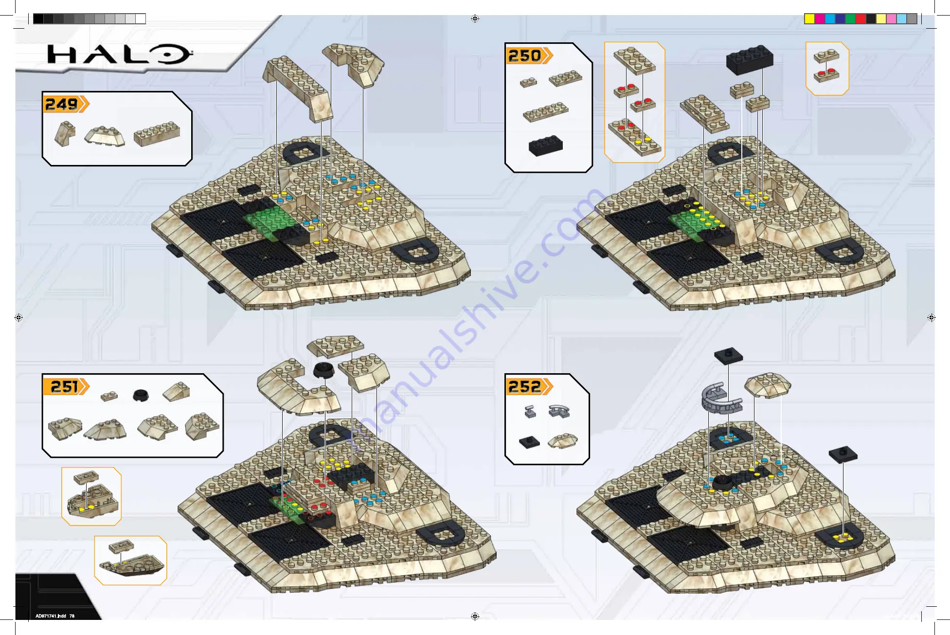 Mega Bloks Halo UNSC Mammoth Скачать руководство пользователя страница 78