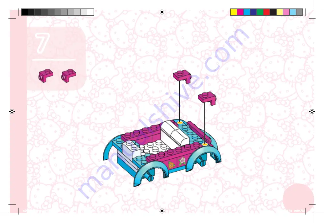 Mega Bloks HELLO KITTY Summer Convertible Скачать руководство пользователя страница 11