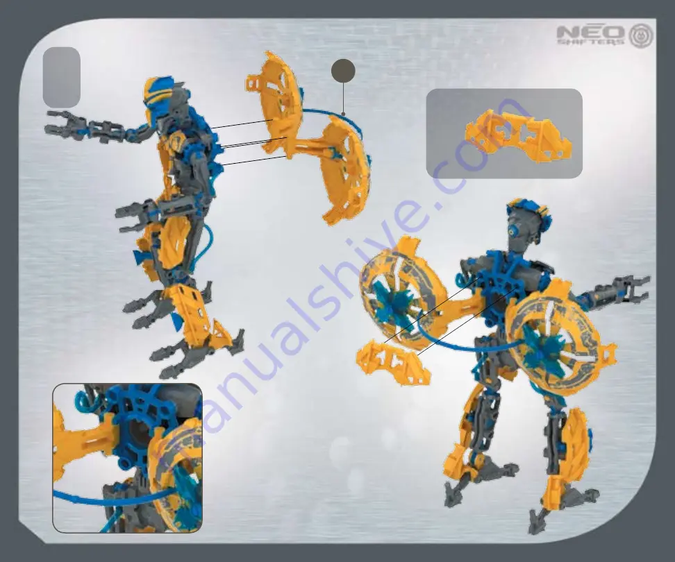 Mega Bloks NEO SHIFTERS 6310 Скачать руководство пользователя страница 13