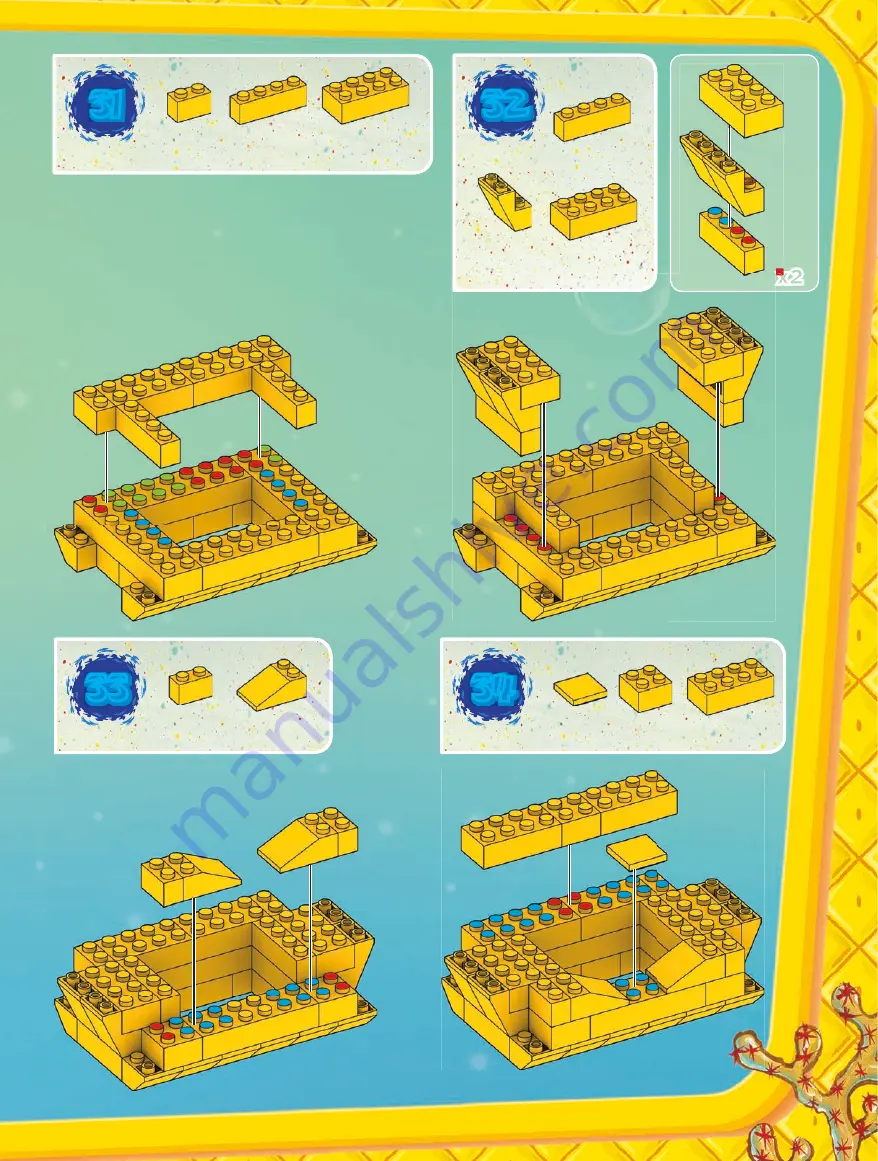 Mega Bloks nickelodeon SpongeBob SquarePants Manual Download Page 13