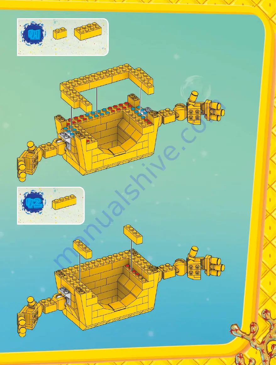 Mega Bloks nickelodeon SpongeBob SquarePants Manual Download Page 17