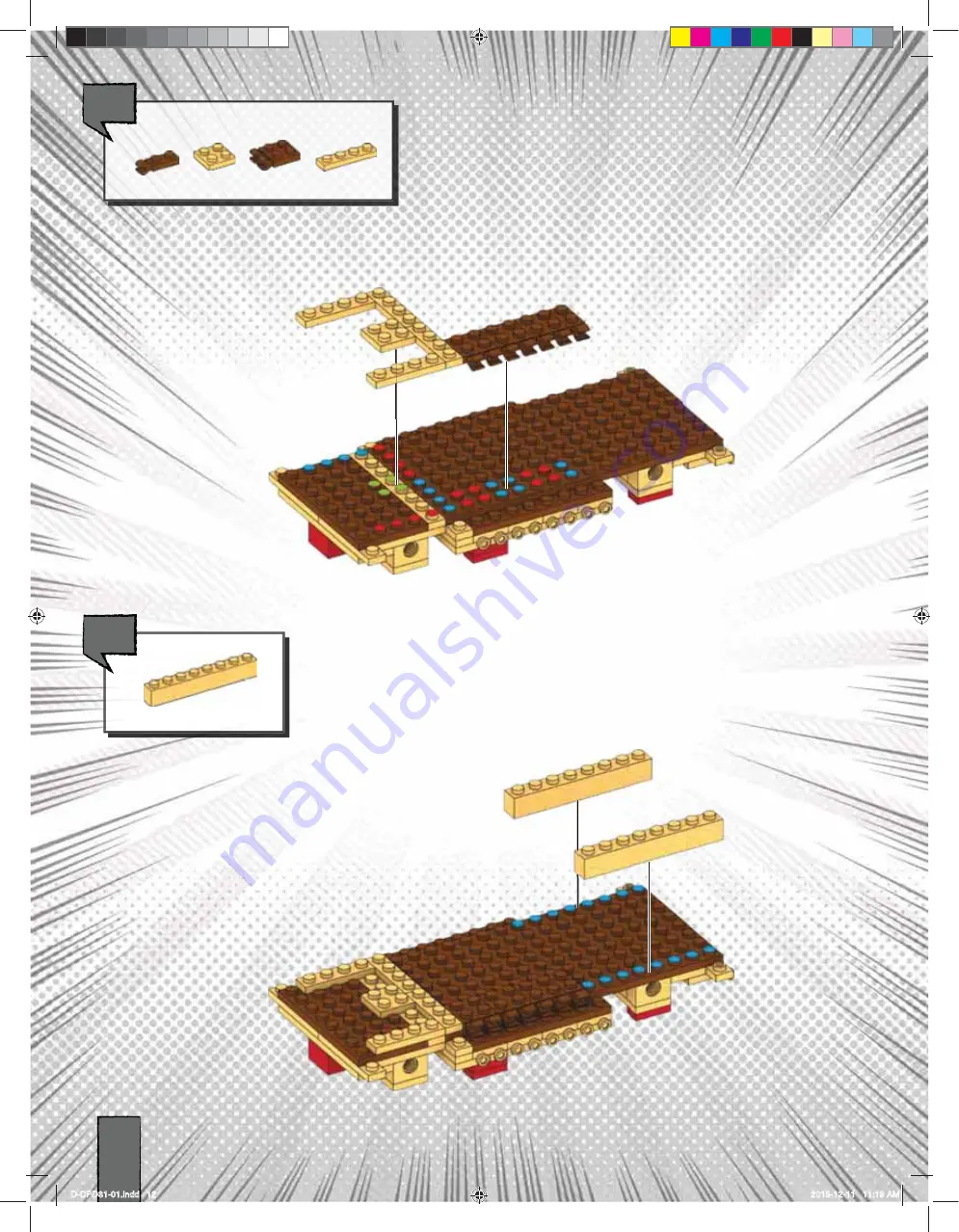 Mega Bloks Nickelodeon Teenage Mutant Ninja Turtles Classic Party Wagon Manual Download Page 12