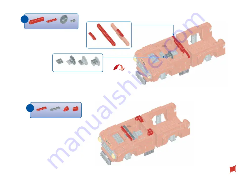 Mega Bloks ProBuilder Monster Truck Fury 9787 Assembly Instructions Manual Download Page 14