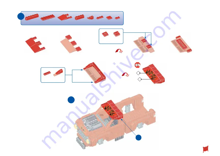 Mega Bloks ProBuilder Monster Truck Fury 9787 Скачать руководство пользователя страница 16