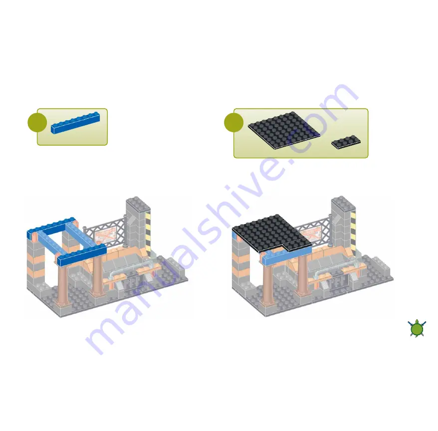 Mega Bloks TEENAGE MUTANT NINJA TURTLES 1401 Instructions Manual Download Page 14