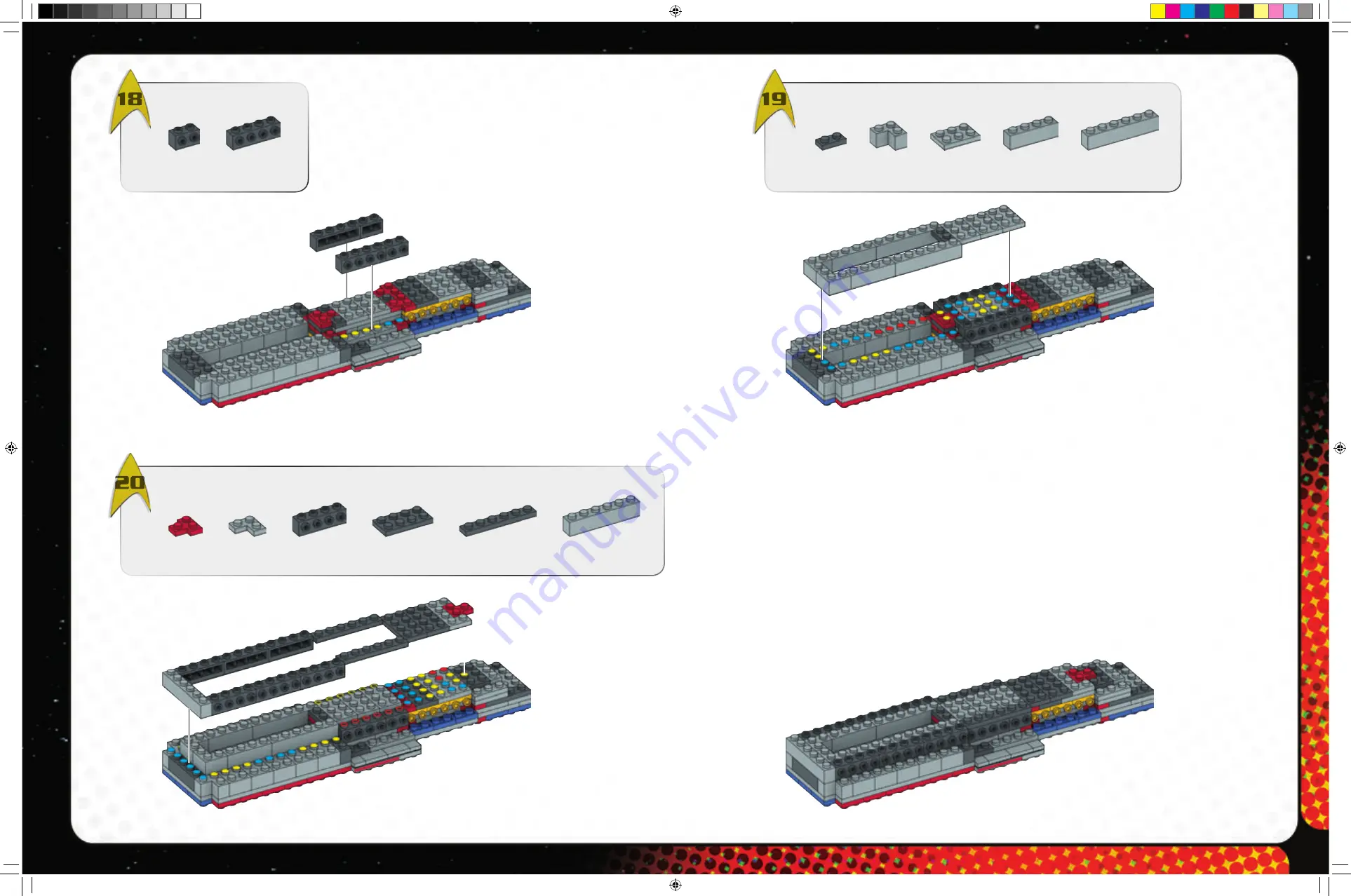 Mega Bloks U.S.S. Enterprise NCC-1701 Скачать руководство пользователя страница 23