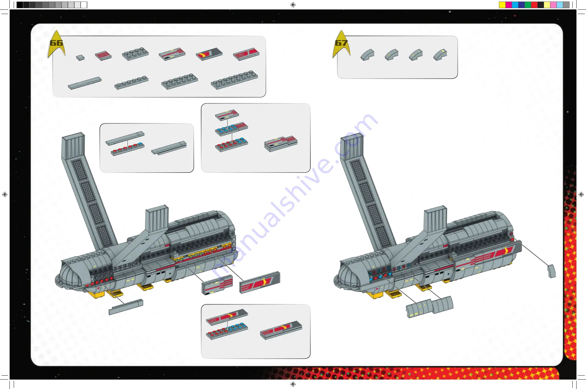 Mega Bloks U.S.S. Enterprise NCC-1701 Manual Download Page 43