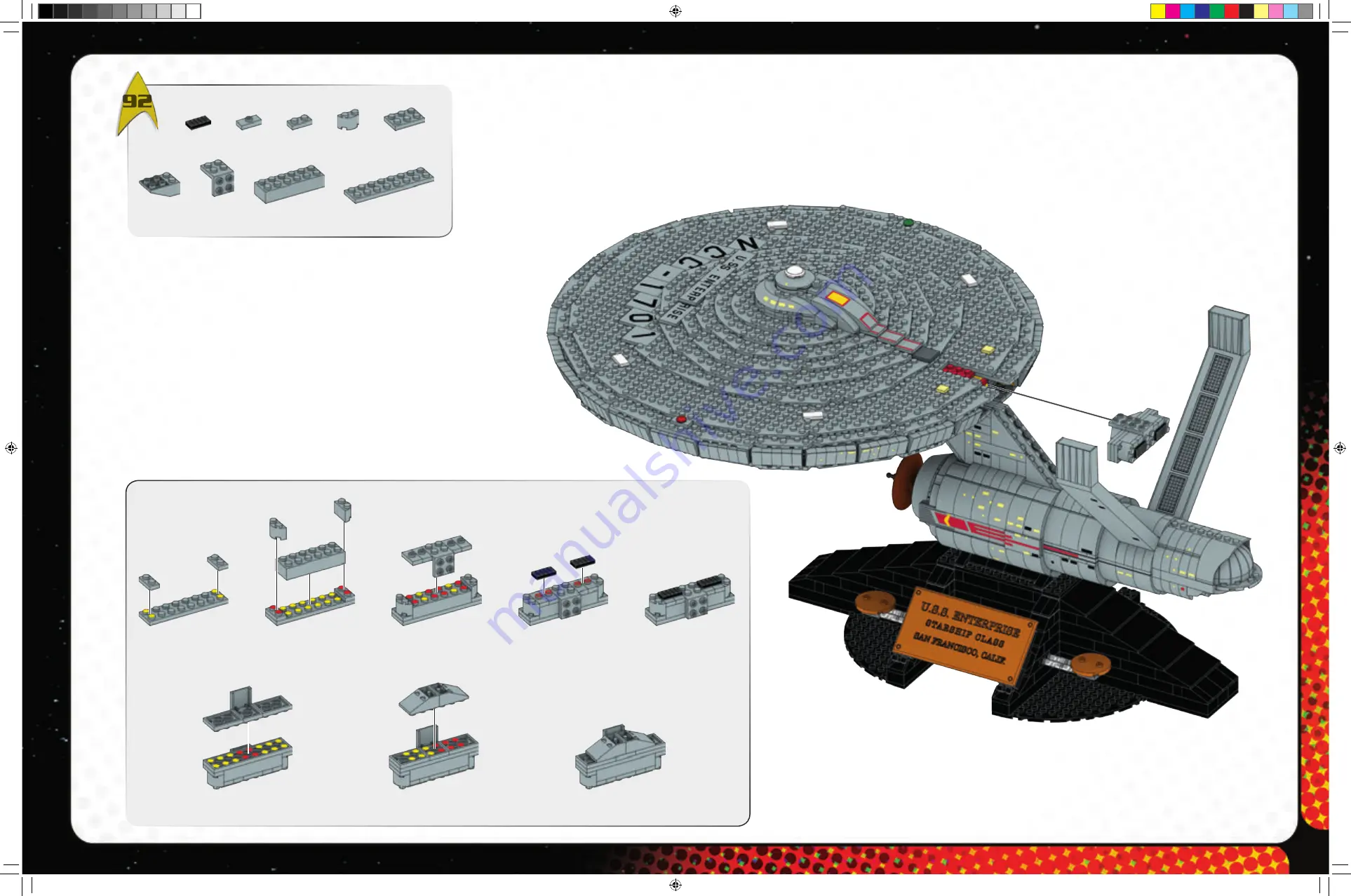 Mega Bloks U.S.S. Enterprise NCC-1701 Скачать руководство пользователя страница 107