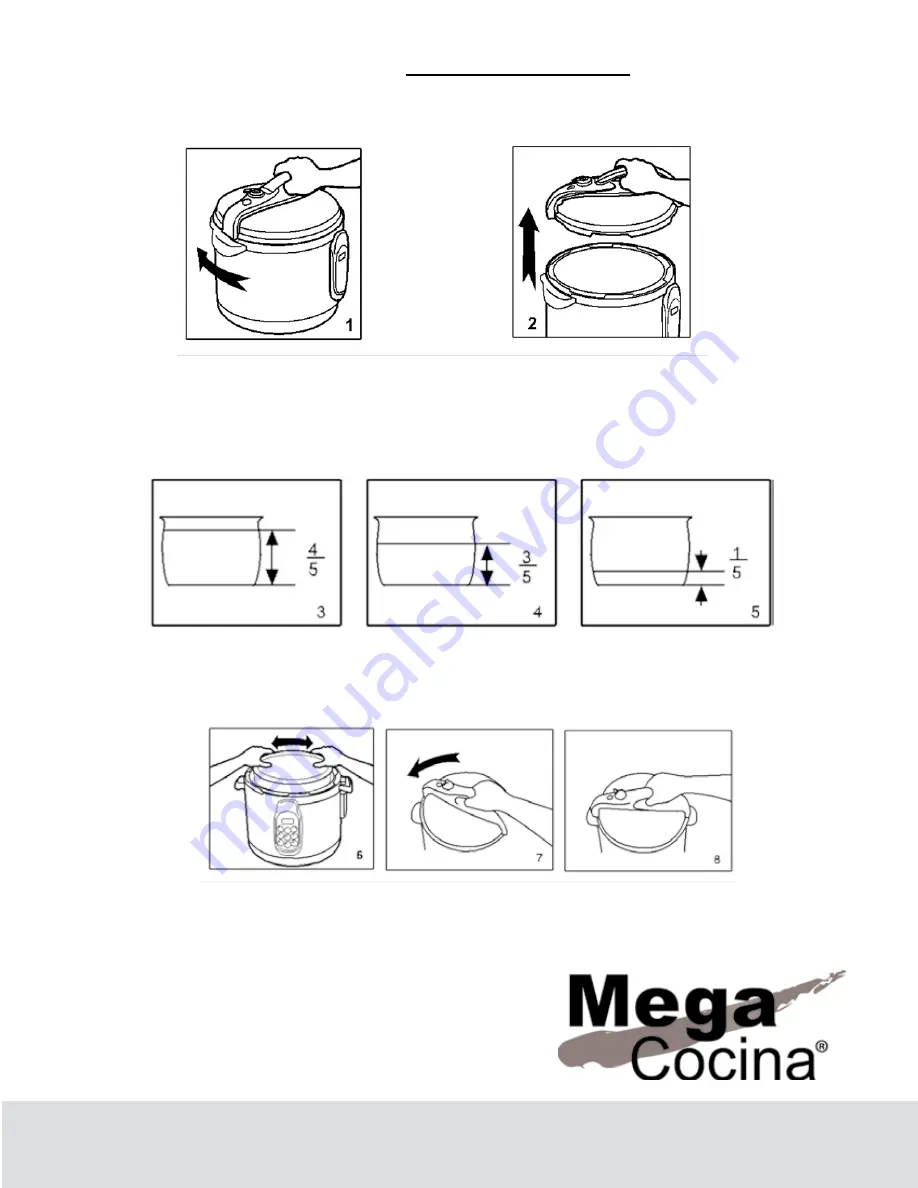 Mega Cocina MCDHEPC5 Instruction Manual & Recipes Download Page 12