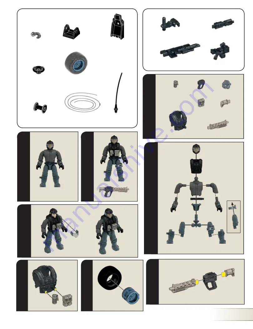 Mega Construx Call of Duty DXB63 Instructions Manual Download Page 3