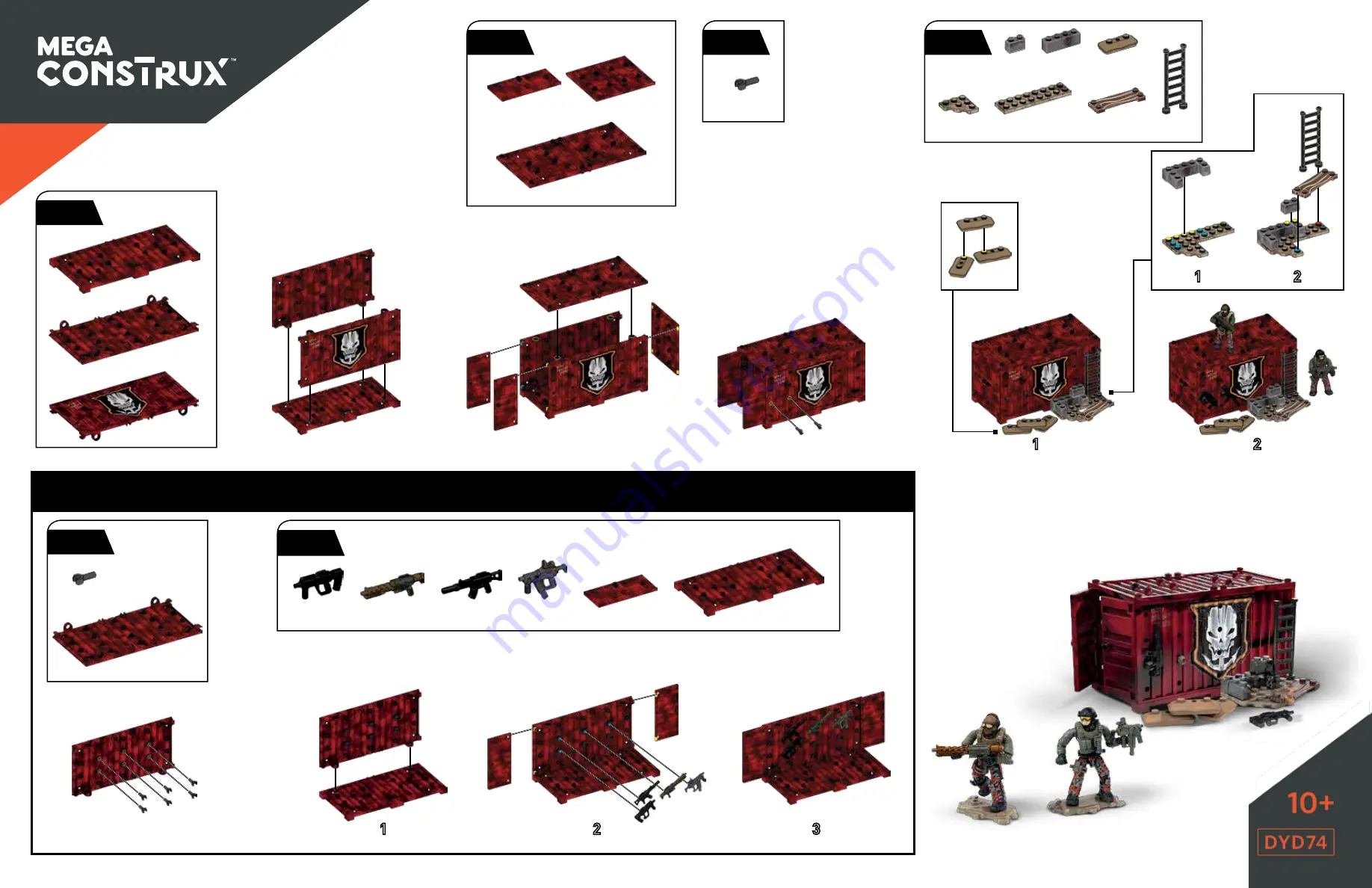 Mega Construx Call of Duty DYD74 Instructions Download Page 1