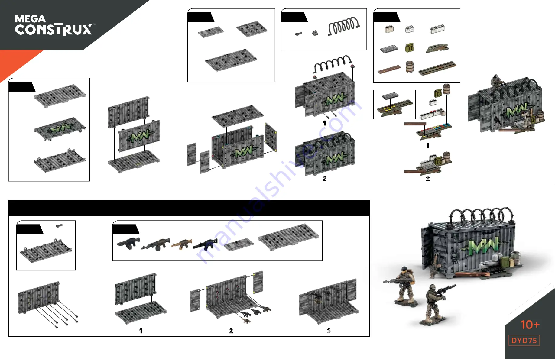 Mega Construx Call of Duty DYD75 Instructions Download Page 1