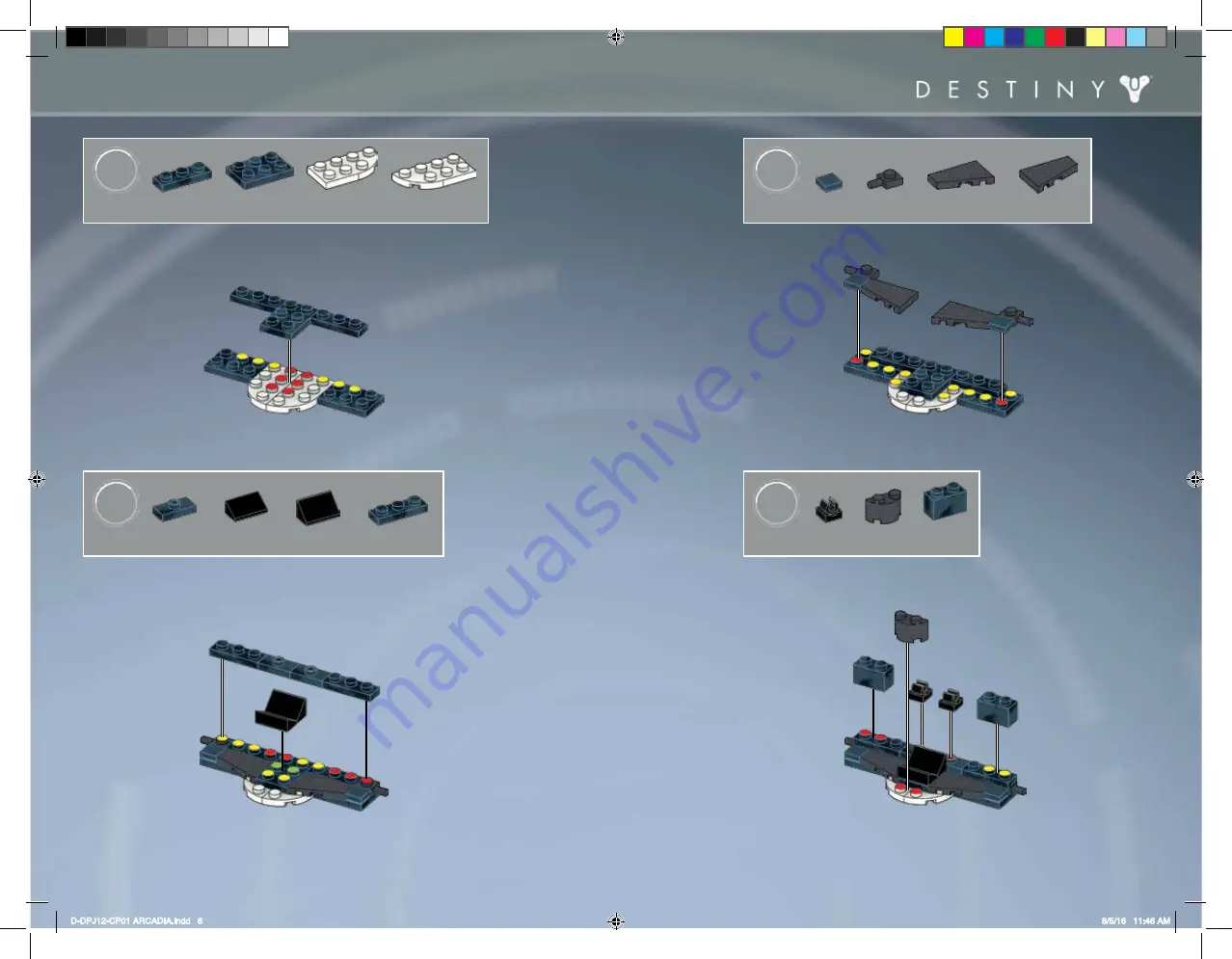 Mega Construx DESTINY DPJ12 Manual Download Page 6