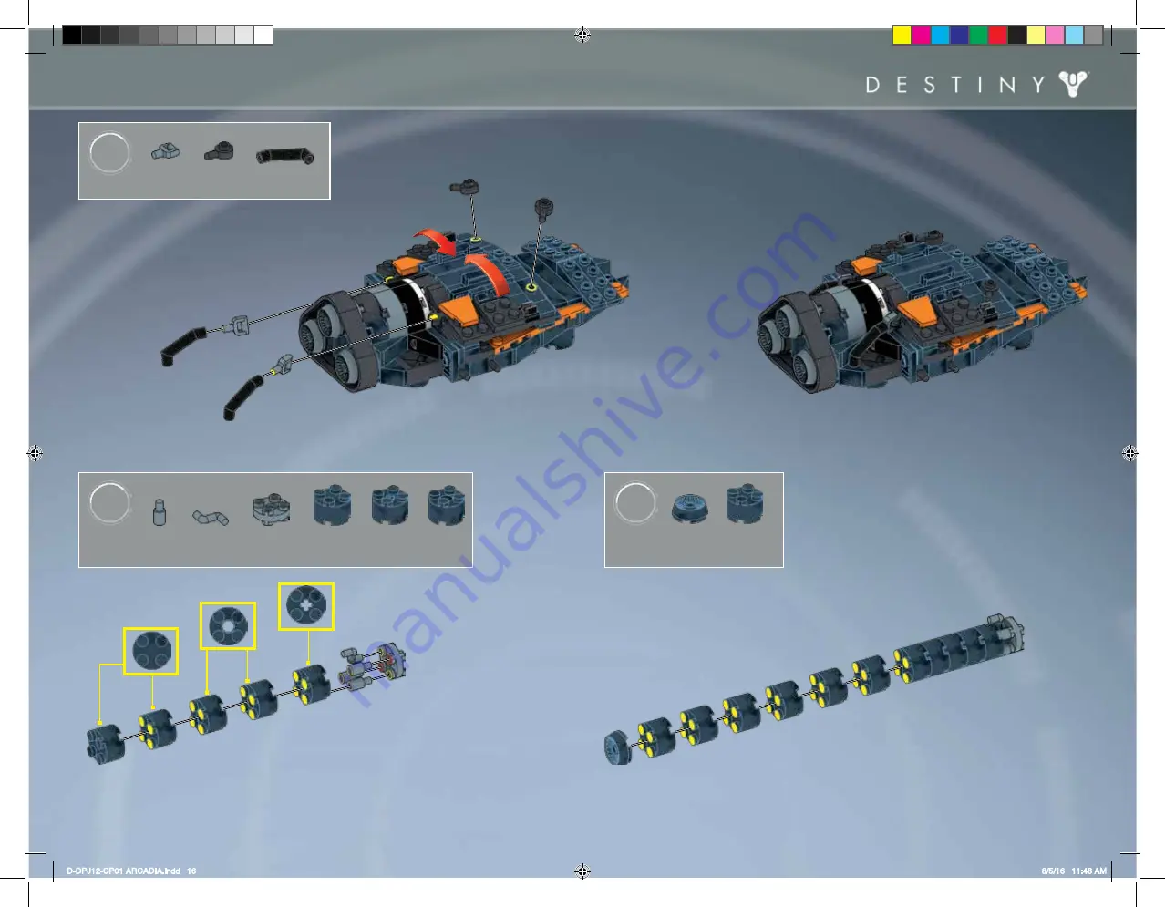 Mega Construx DESTINY DPJ12 Скачать руководство пользователя страница 16