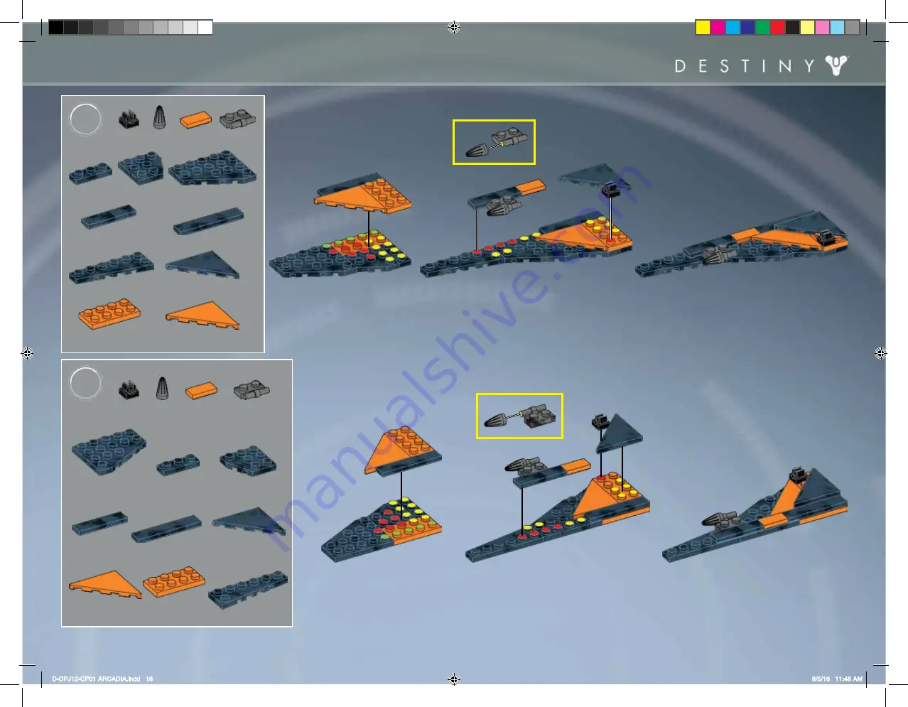 Mega Construx DESTINY DPJ12 Manual Download Page 18