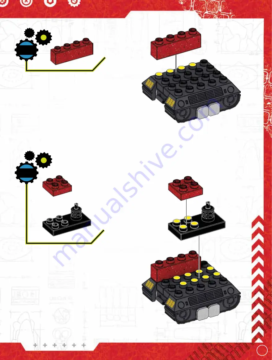 Mega Construx DreamWorks Dinotrux CRATER RUMBLE Manual Download Page 7