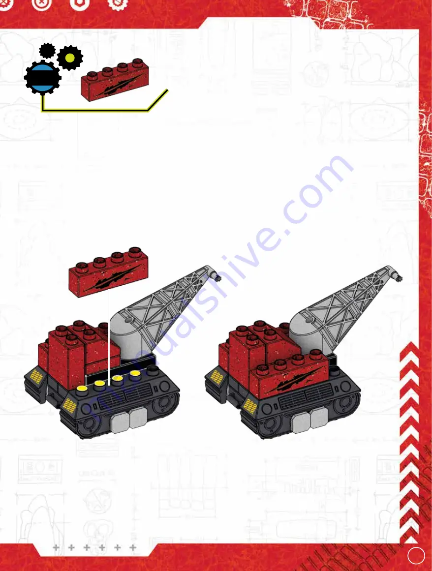 Mega Construx DreamWorks Dinotrux CRATER RUMBLE Manual Download Page 9