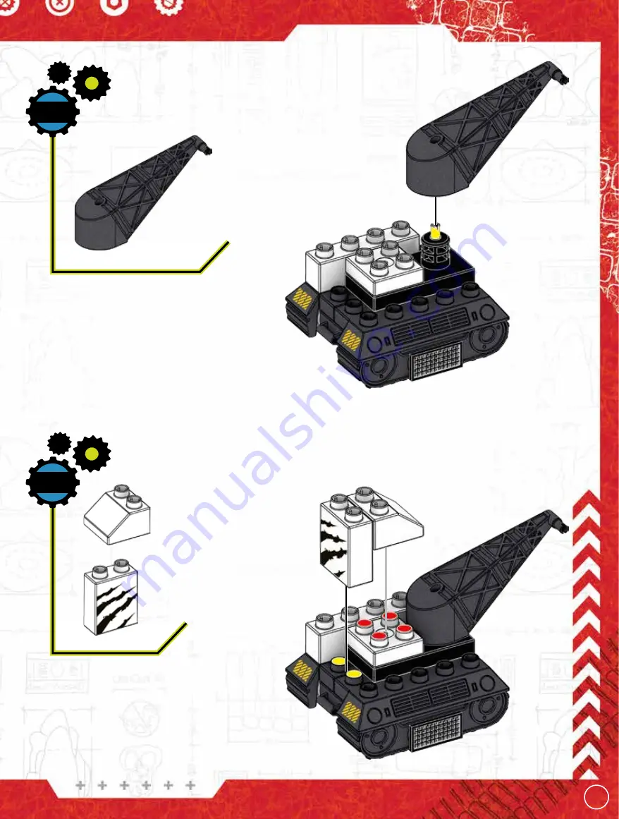 Mega Construx DreamWorks Dinotrux CRATER RUMBLE Manual Download Page 19