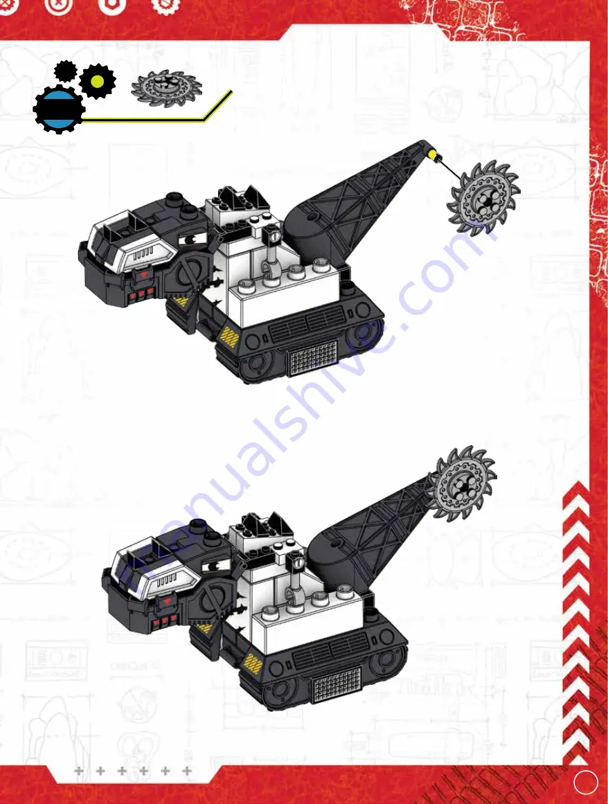 Mega Construx DreamWorks Dinotrux CRATER RUMBLE Manual Download Page 25