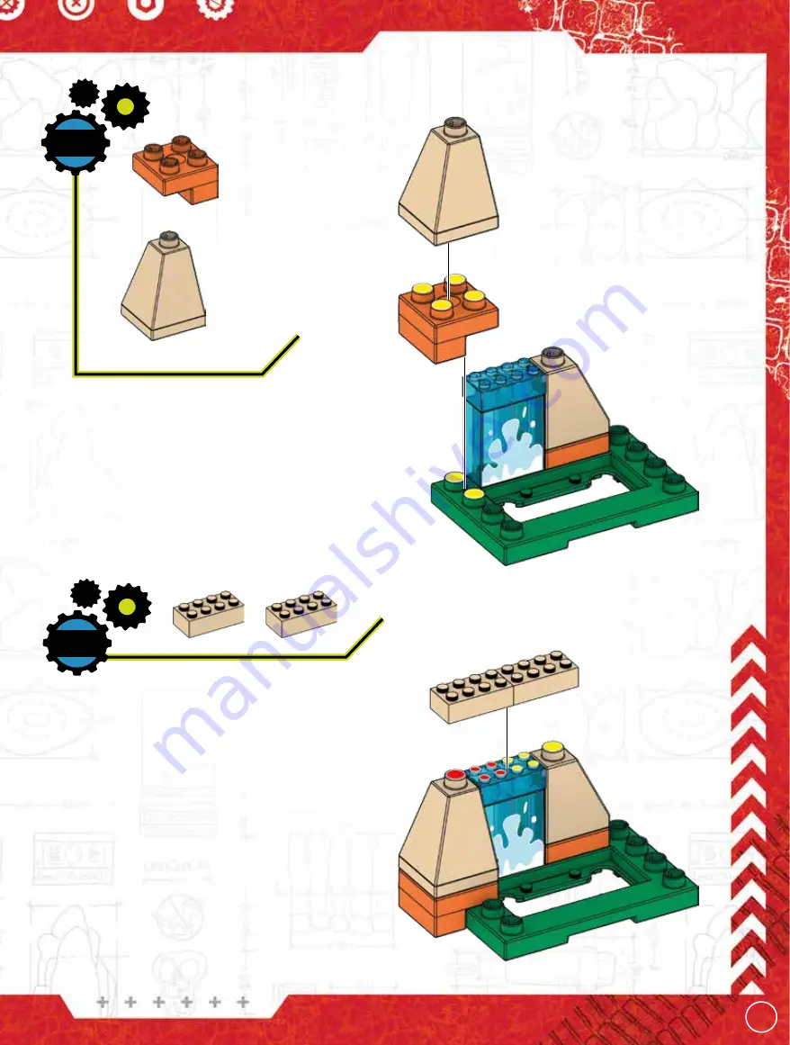 Mega Construx DreamWorks Dinotrux CRATER RUMBLE Manual Download Page 27