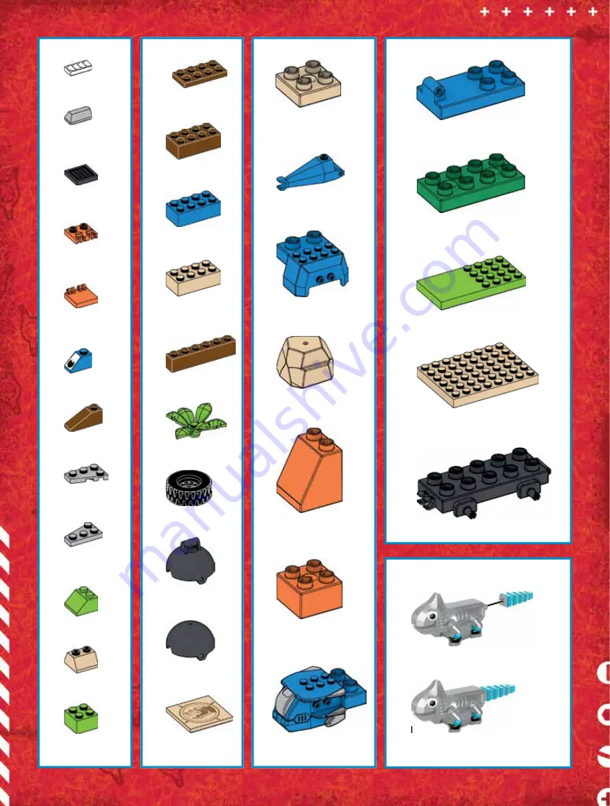 Mega Construx DreamWorks DINOTRUX TON-TON Manual Download Page 2