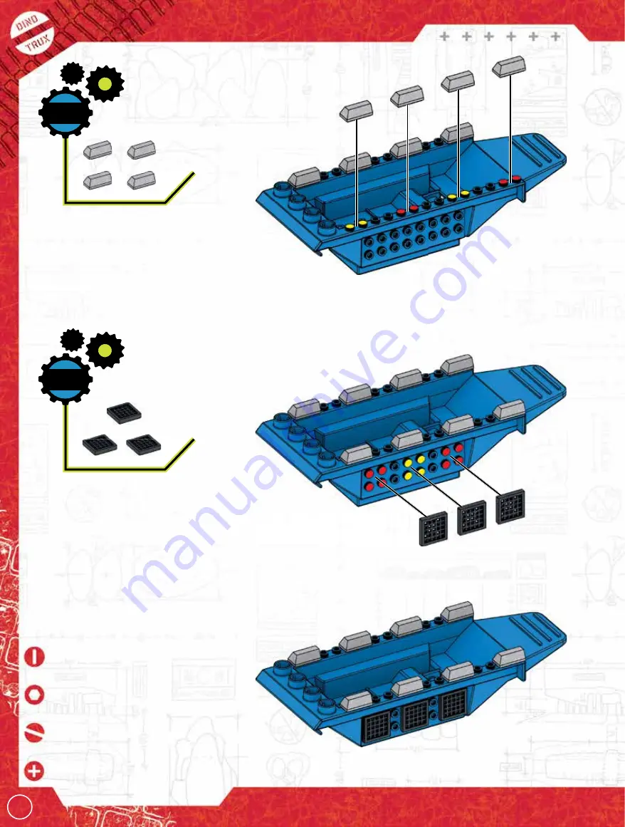 Mega Construx DreamWorks DINOTRUX TON-TON Скачать руководство пользователя страница 10
