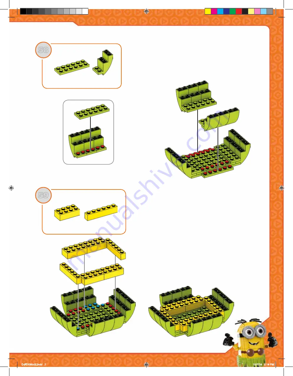 Mega Construx ILLUMINATION DESPICABLE ME3 FDX85 Скачать руководство пользователя страница 7