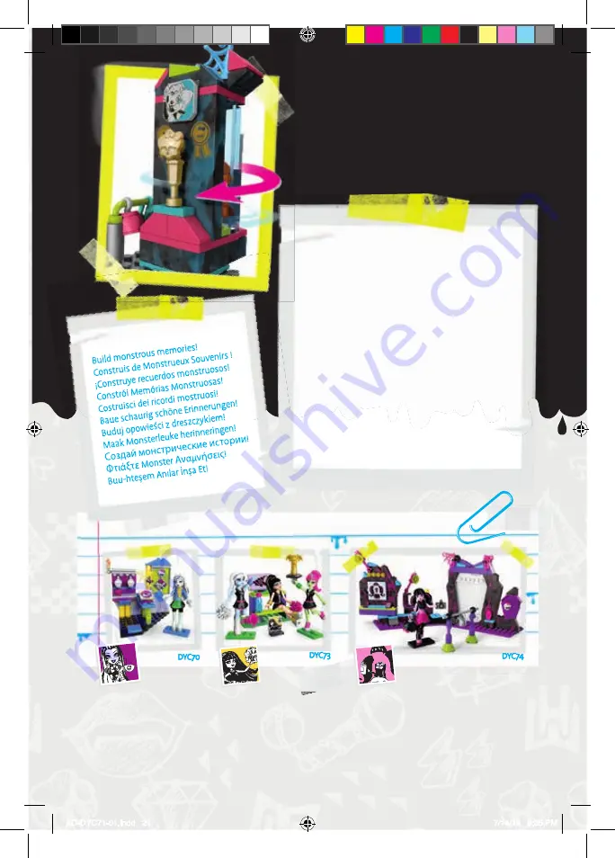 Mega Construx Monster High DYC71 Скачать руководство пользователя страница 21