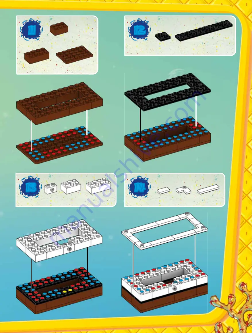 Mega Construx nickelodeon SPONGEBOB SQUAREPANTS DPH70 Manual Download Page 7