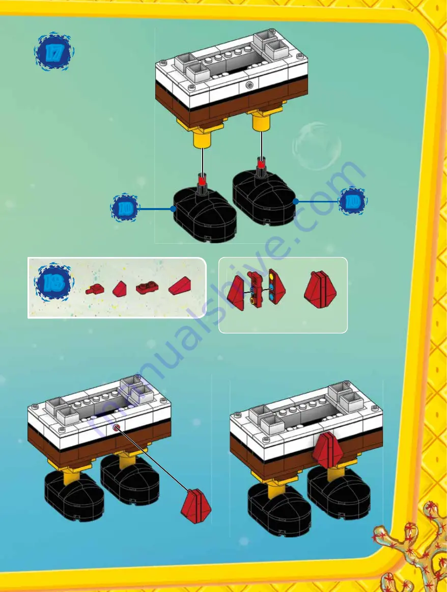 Mega Construx nickelodeon SPONGEBOB SQUAREPANTS DPH70 Manual Download Page 9