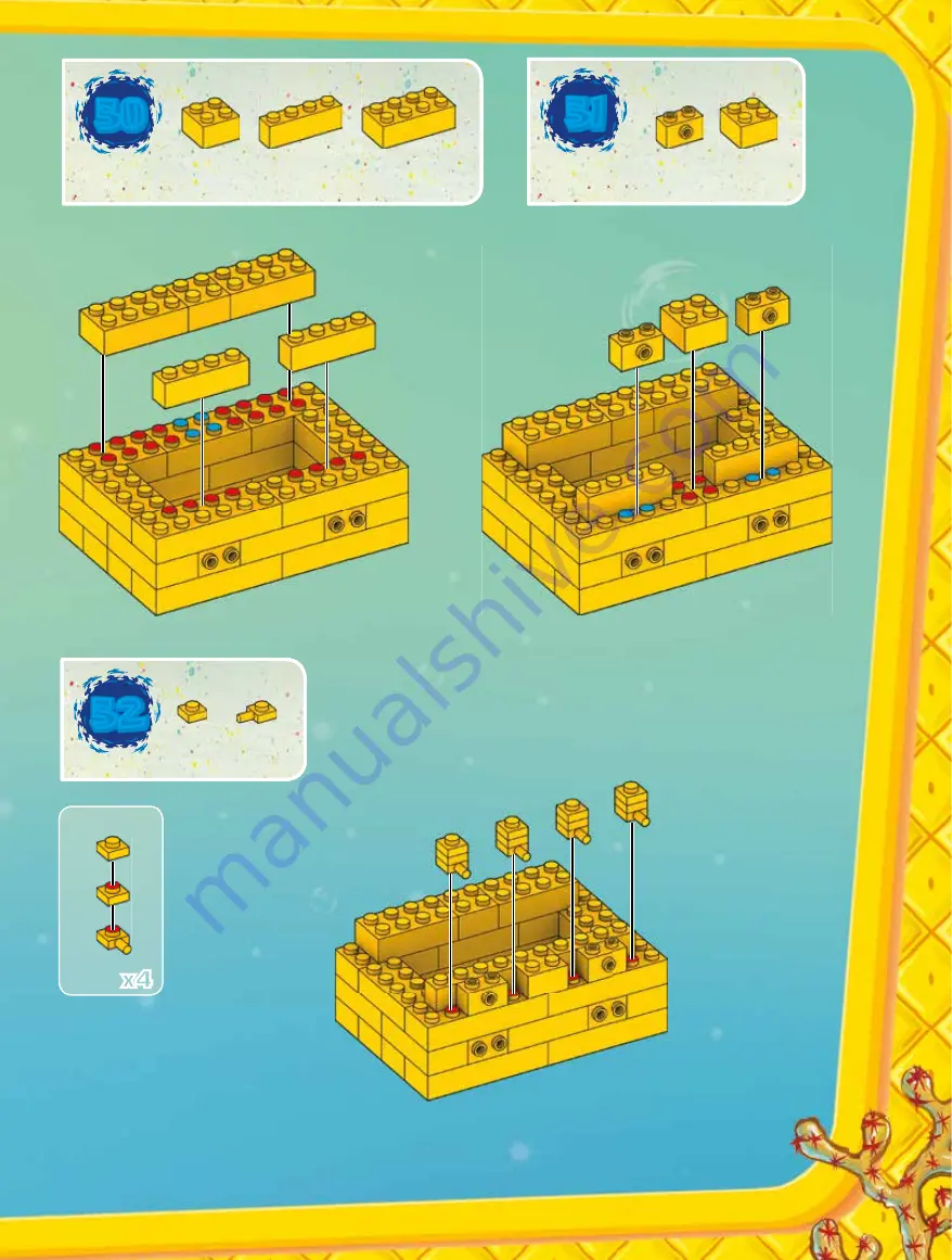 Mega Construx nickelodeon SPONGEBOB SQUAREPANTS DPH70 Manual Download Page 23