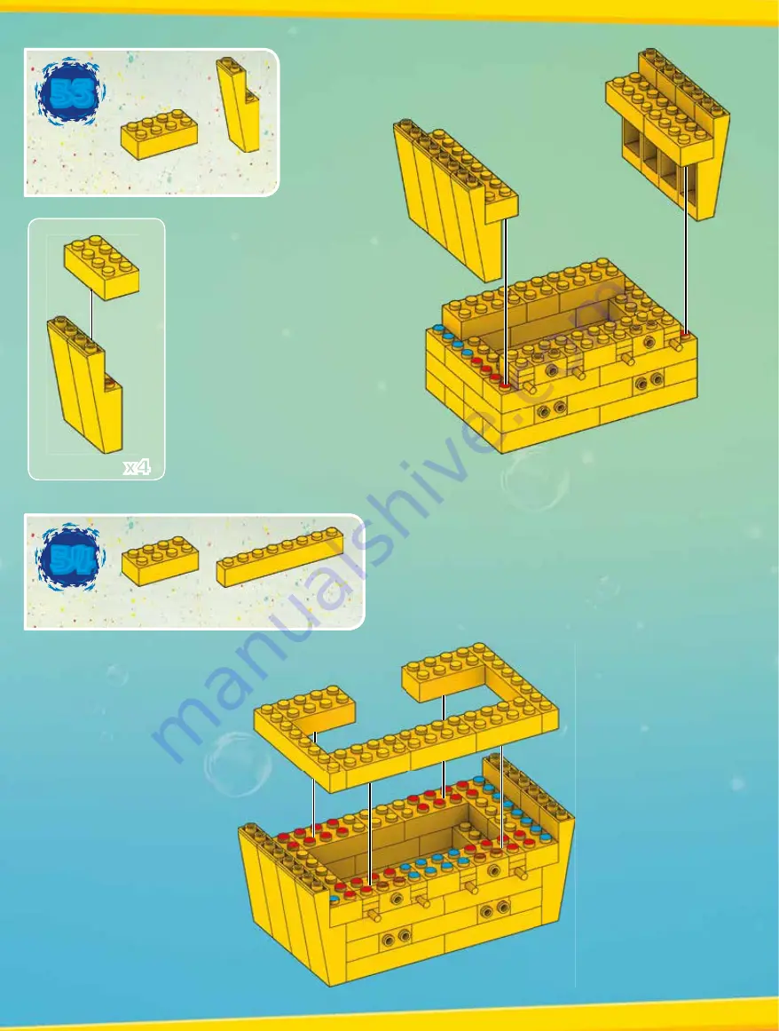 Mega Construx nickelodeon SPONGEBOB SQUAREPANTS DPH70 Manual Download Page 24