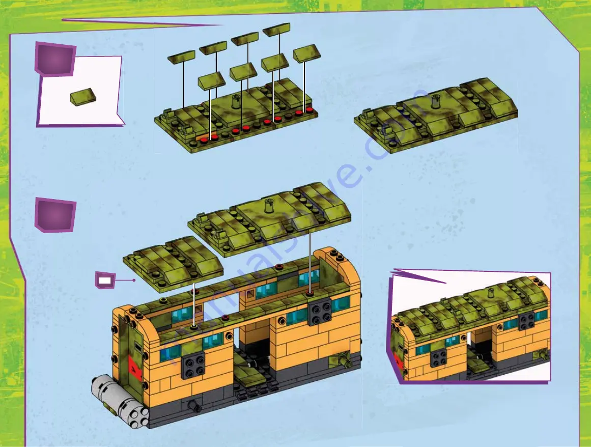 Mega Construx nickelodeon TURTLES FFC64 Скачать руководство пользователя страница 22