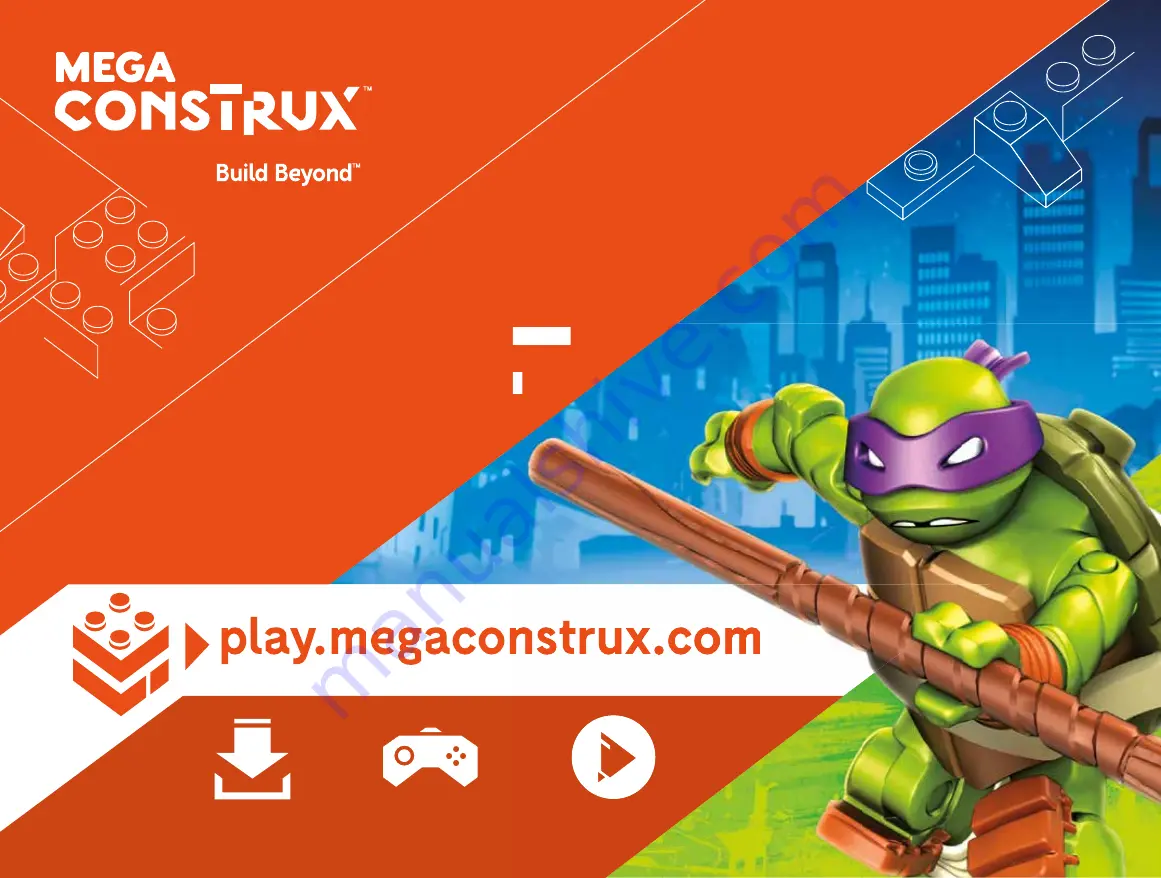 Mega Construx nickelodeon TURTLES FFC64 Скачать руководство пользователя страница 24