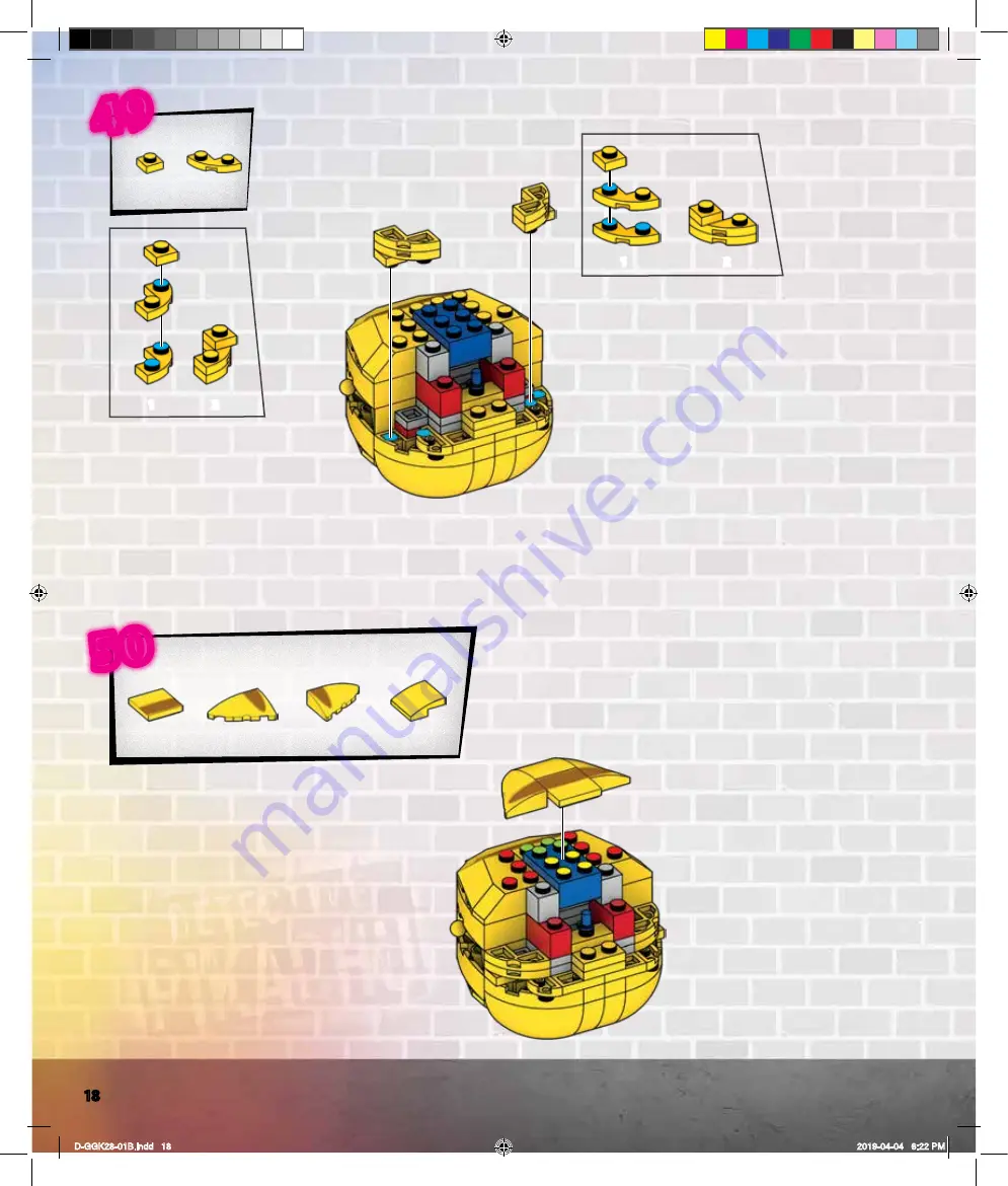 Mega Construx Pokemon DETECTIVE PIKACHU GGK28 Manual Download Page 18