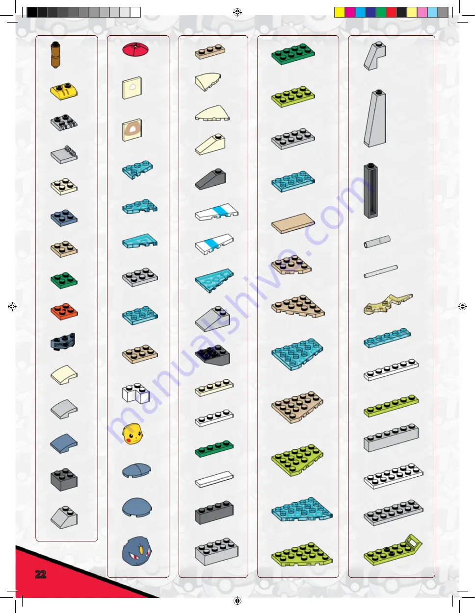 Mega Construx POKEMON FVK80 Manual Download Page 22