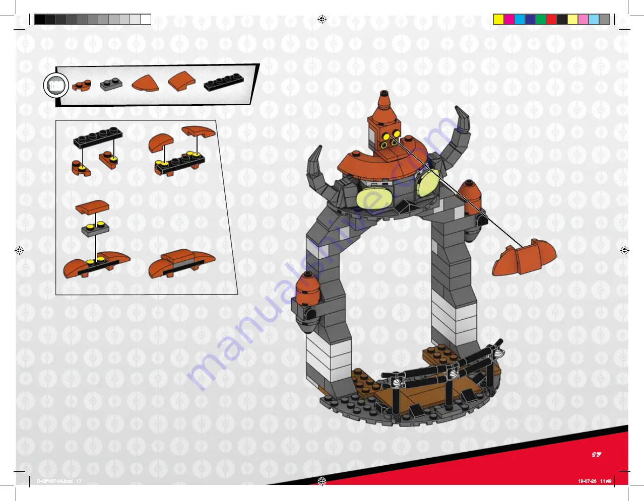 Mega Construx POKEMON WONDER BUILDERS CFV87 Скачать руководство пользователя страница 17