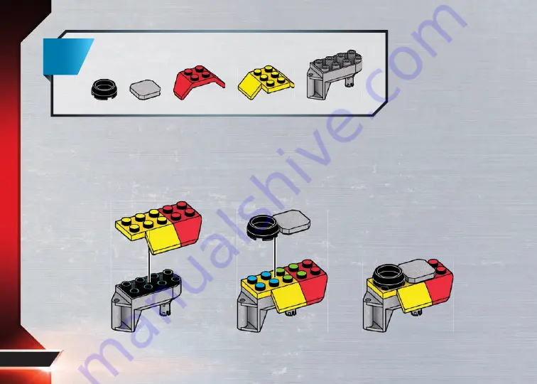 Mega Construx Saban's Power Rangers Sabertooth Tiger Zord DPK74 Скачать руководство пользователя страница 16