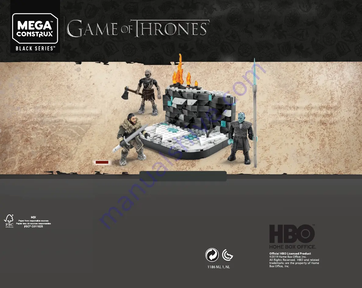 Mega GAME OF THRONES DAENERYS & DROGON GKG97 Manual Download Page 32