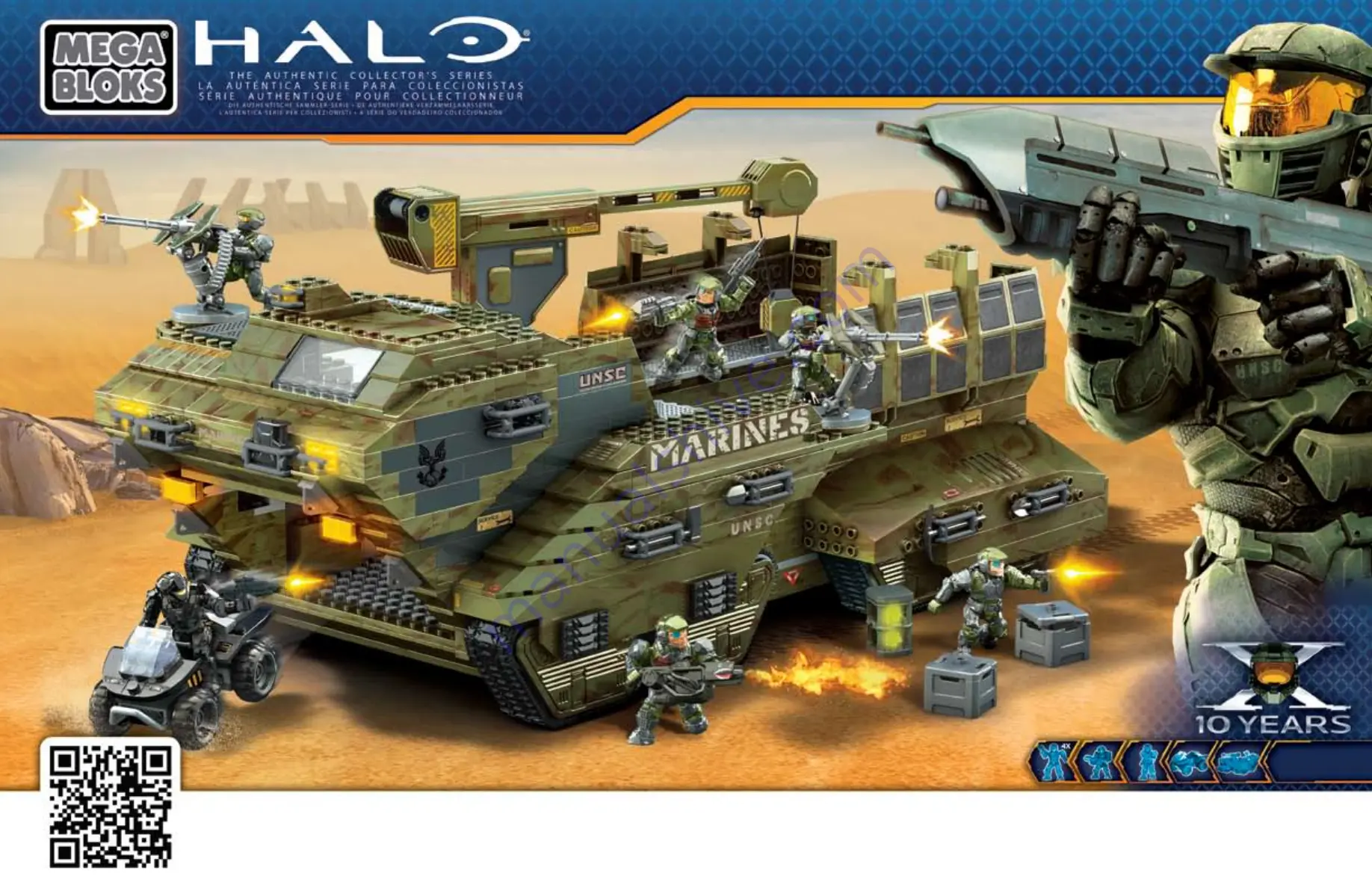 Mega MEGA BLOCKS HALO Authentic Collector's Series Manual Download Page 1