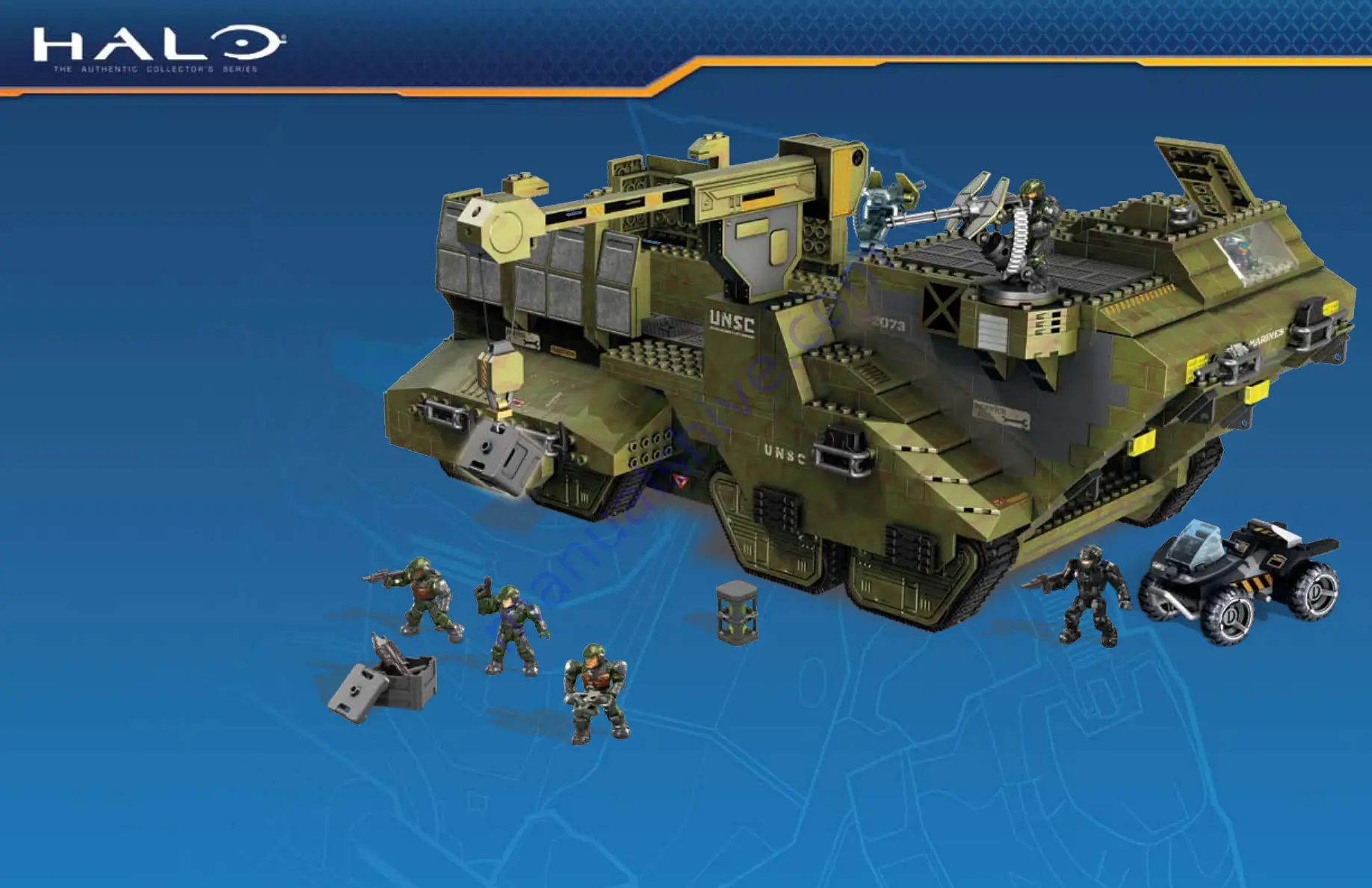 Mega MEGA BLOCKS HALO Authentic Collector's Series Manual Download Page 2