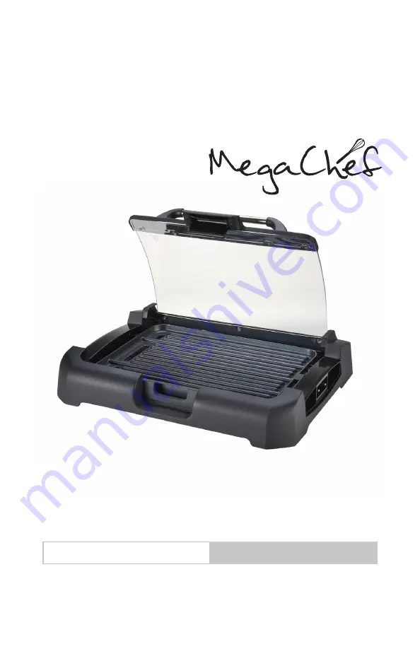 MegaChef MCG-106 Instruction Manual Download Page 1