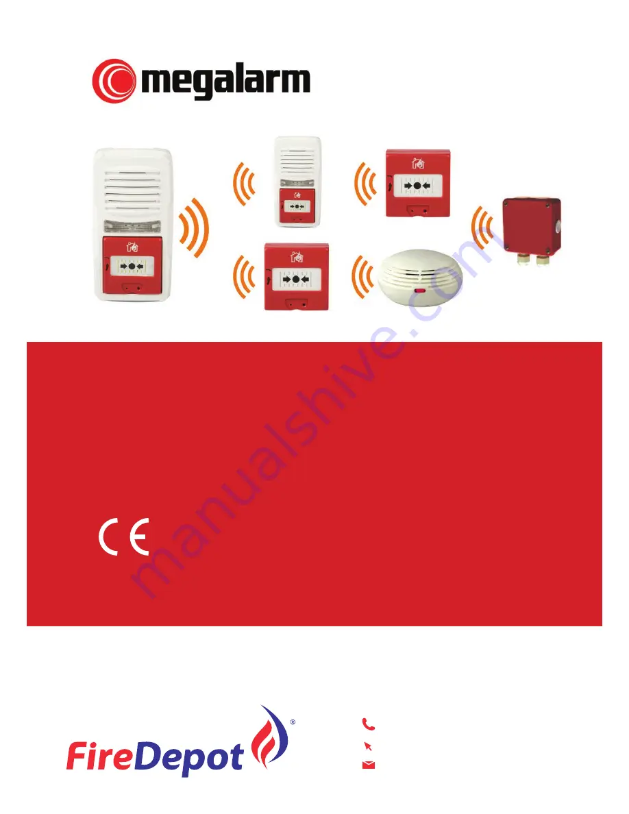 Megalarm P300W Setting-Up Manual Download Page 1