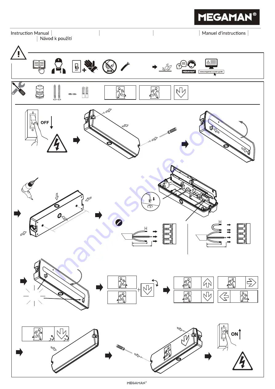 Megaman TEMPUS FEL70500v0-em Instruction Manual Download Page 1